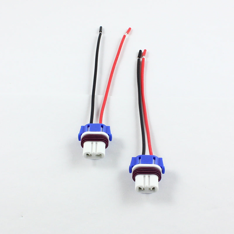 9005 Female HB3 Connector Harness – Headlight Low/High Beam Socket (Set of 2)