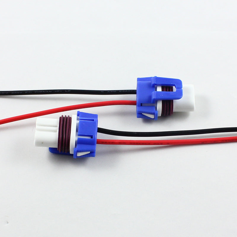 9005 Female HB3 Connector Harness – Headlight Low/High Beam Socket (Set of 2)