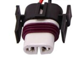 H11 Female Pigtail Harness – Headlight Low Beam Socket Connector Plug (Set of 2)