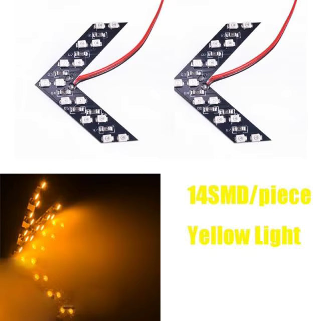 Arrow LED Turn Signal Lights – Side Mirror Blinker Indicators for Cars (Set of 2)