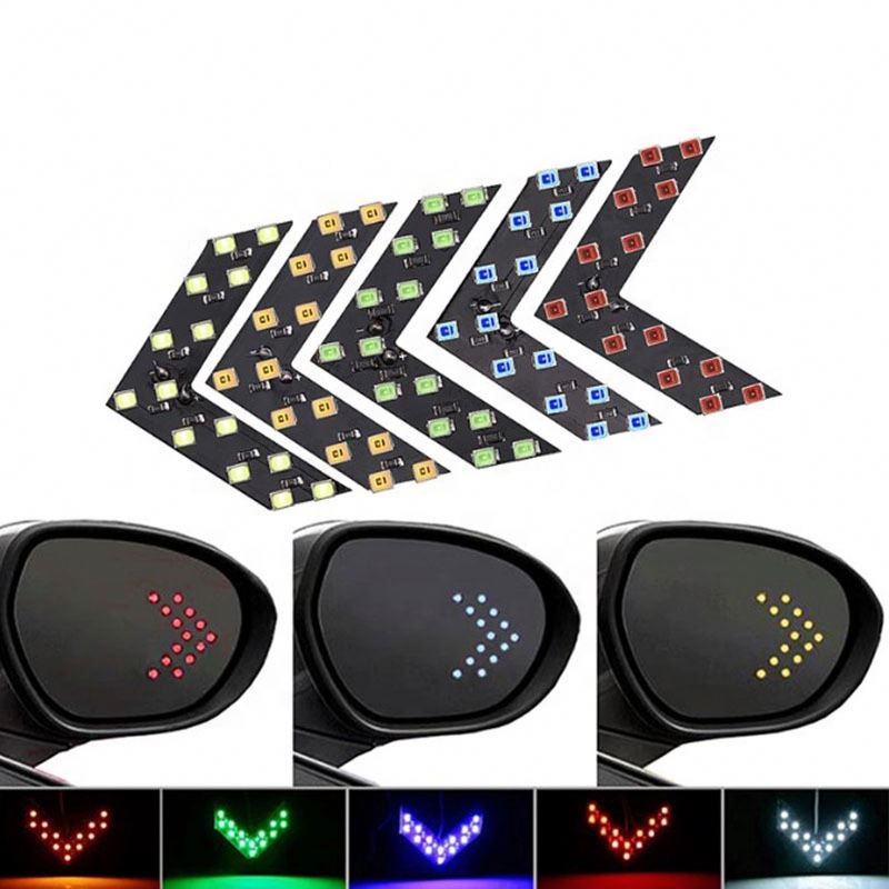 Arrow LED Turn Signal Lights – Side Mirror Blinker Indicators for Cars (Set of 2)
