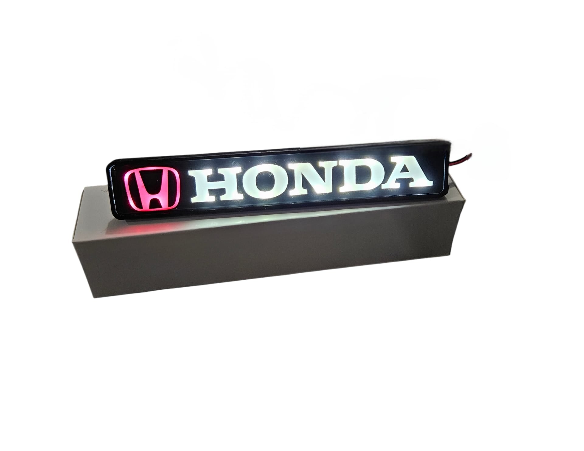 Honda LED Front Grille Emblem – 12V Illuminated Badge