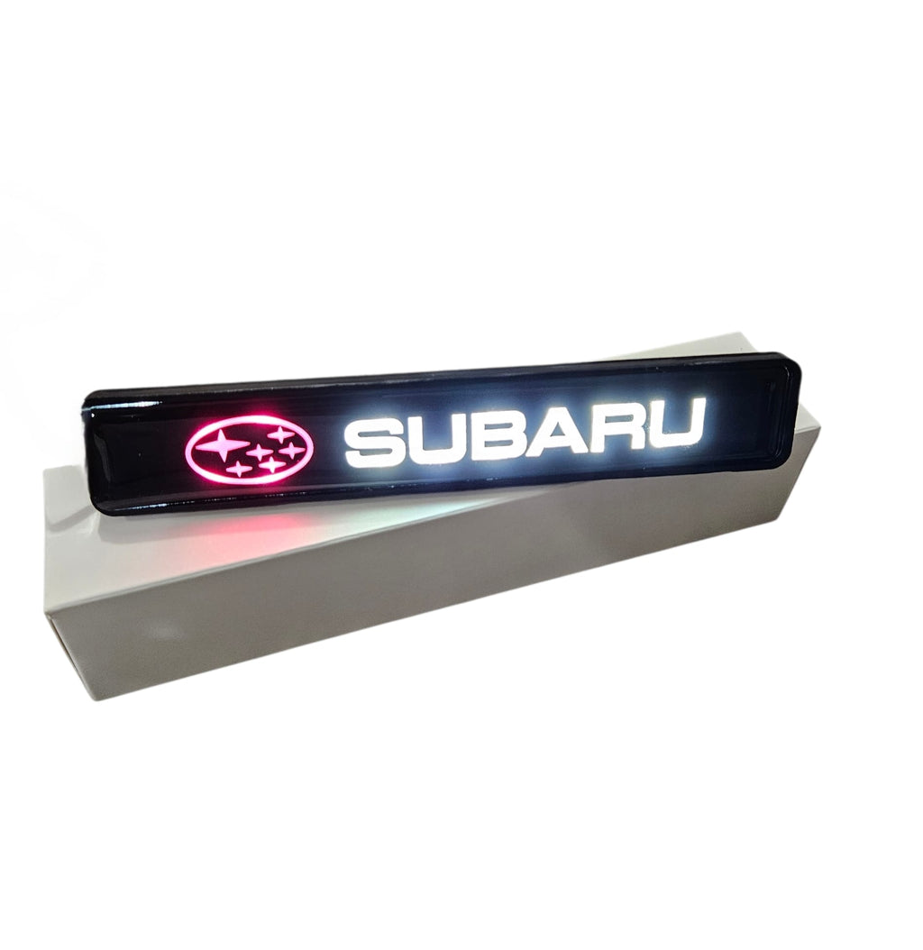 Subaru LED Front Grille Emblem – 12V Illuminated Badge