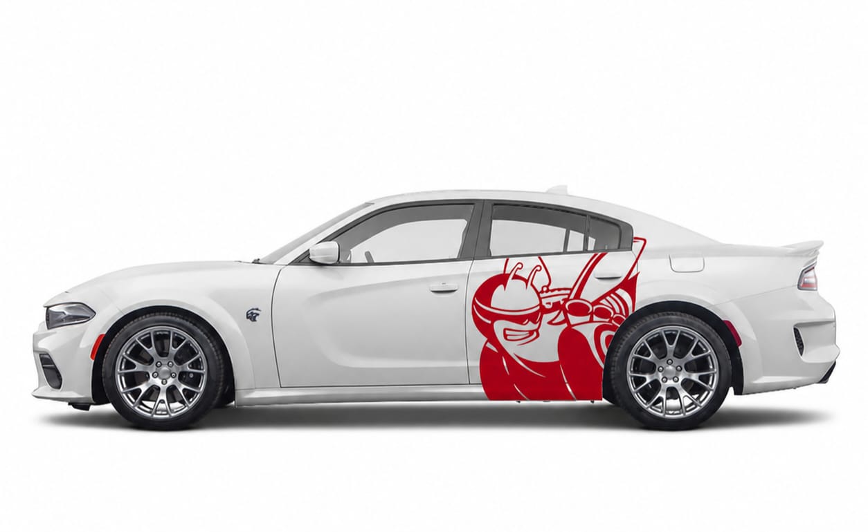XL Scat Pack Bee Side Decal – Vinyl Graphic Sticker Set for Charger & Challenger