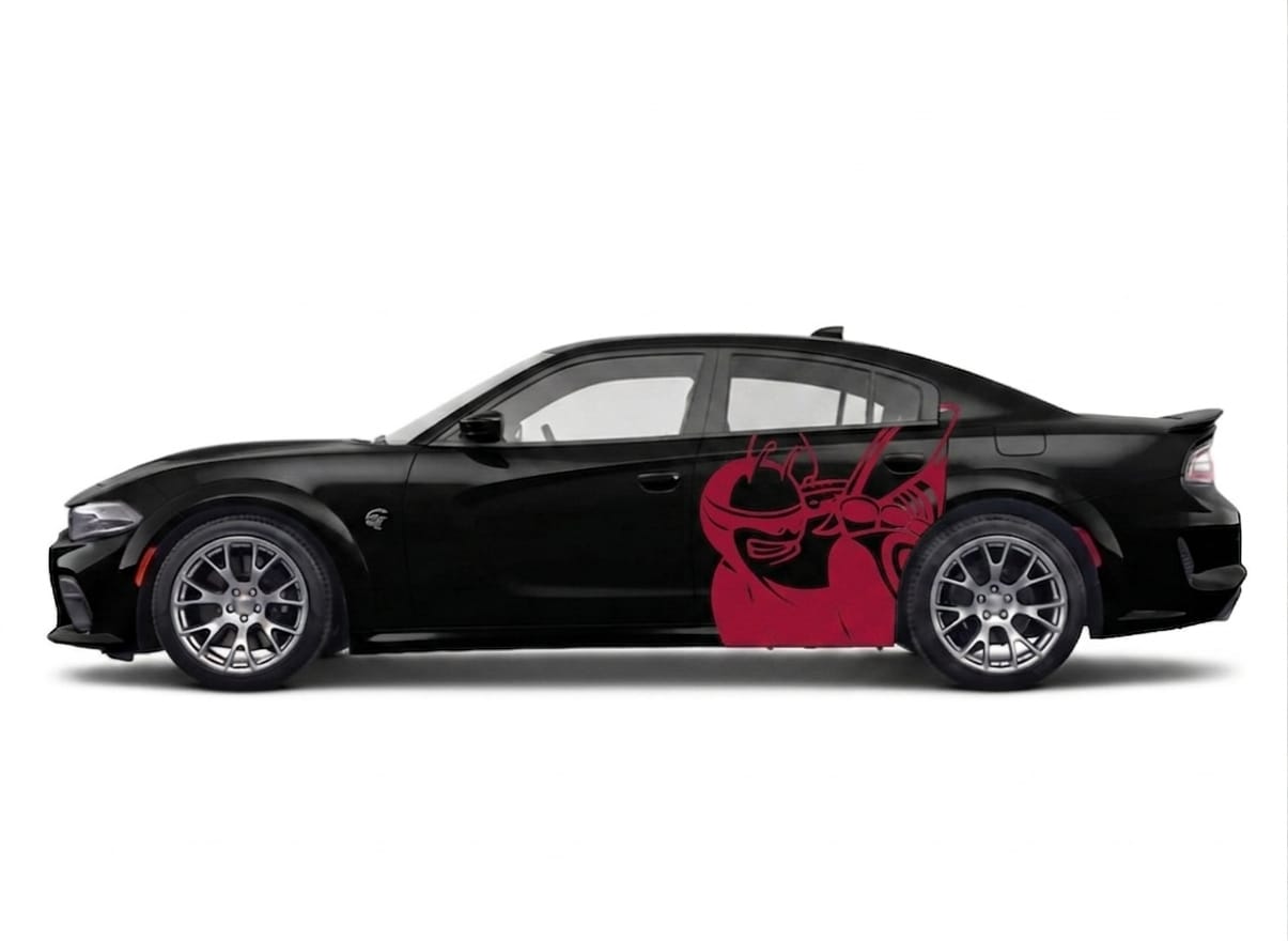XL Scat Pack Bee Side Decal – Vinyl Graphic Sticker Set for Charger & Challenger
