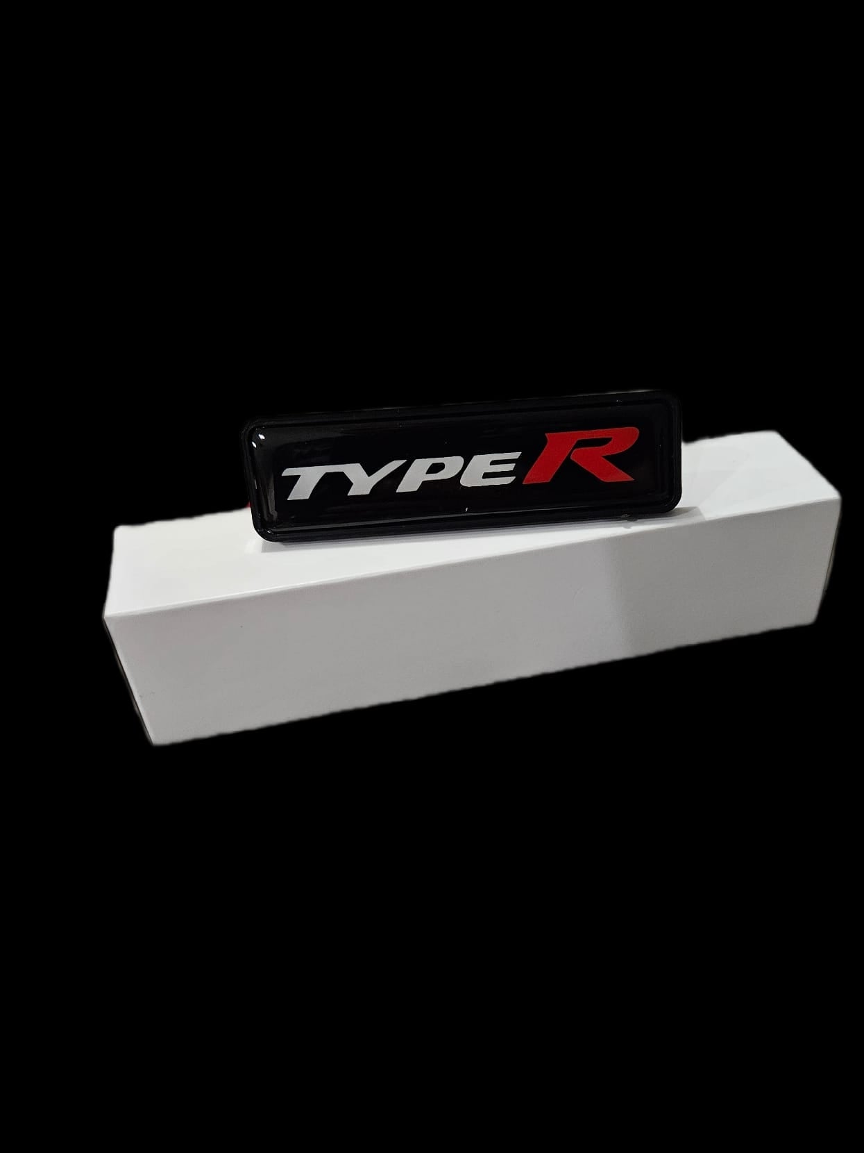 Type R LED Front Grille Emblem Badge – 12V Illuminated Logo