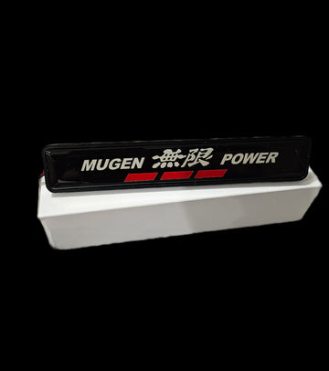 Mugen JDM LED Front Grille Emblem Badge – 12V Illuminated Logo