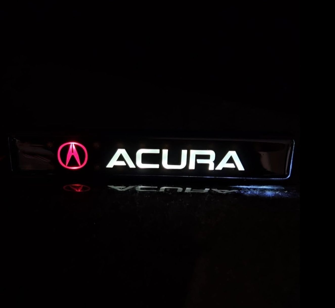 Acura LED Front Grille Emblem Badge – 12V Illuminated Logo