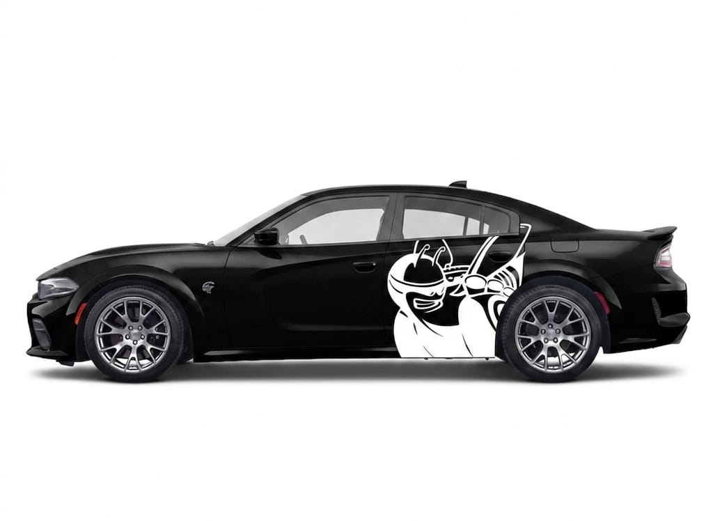 XL Scat Pack Bee Side Decal – Vinyl Graphic Sticker Set for Charger & Challenger